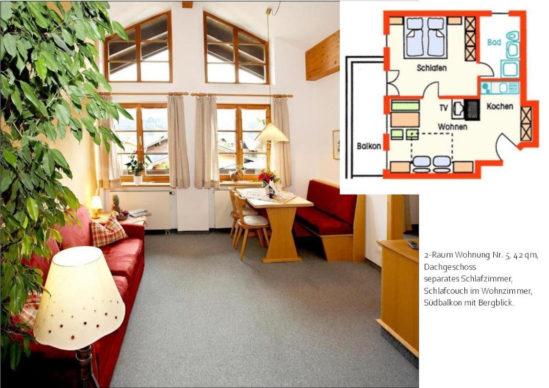 Gaestehaus Hanna Teifel Reit im Winkl Eksteriør billede